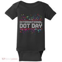 International Dot Day Dotted Logo Baby Bodysuit thumb 0