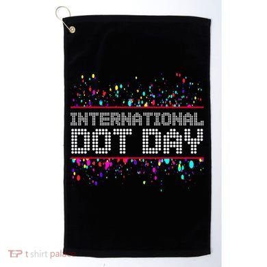 International Dot Day Dotted Logo Golf Towel