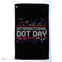 International Dot Day Dotted Logo Golf Towel thumb 0