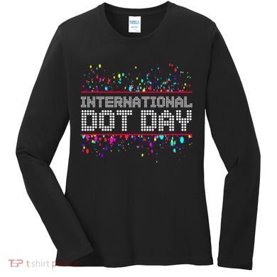 International Dot Day Dotted Logo Women's Long Sleeve Shirt