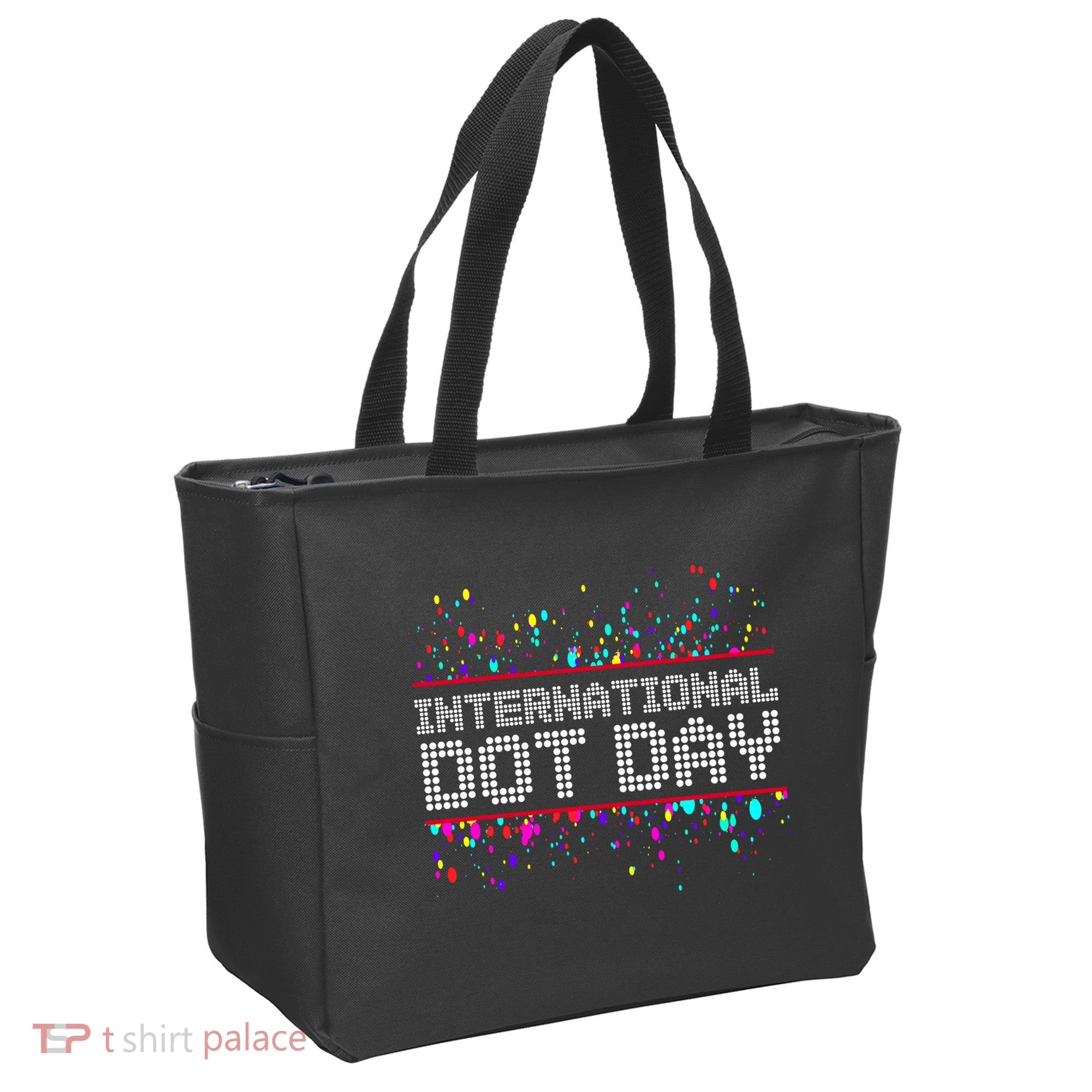 International Dot Day Dotted Logo Tote Bag