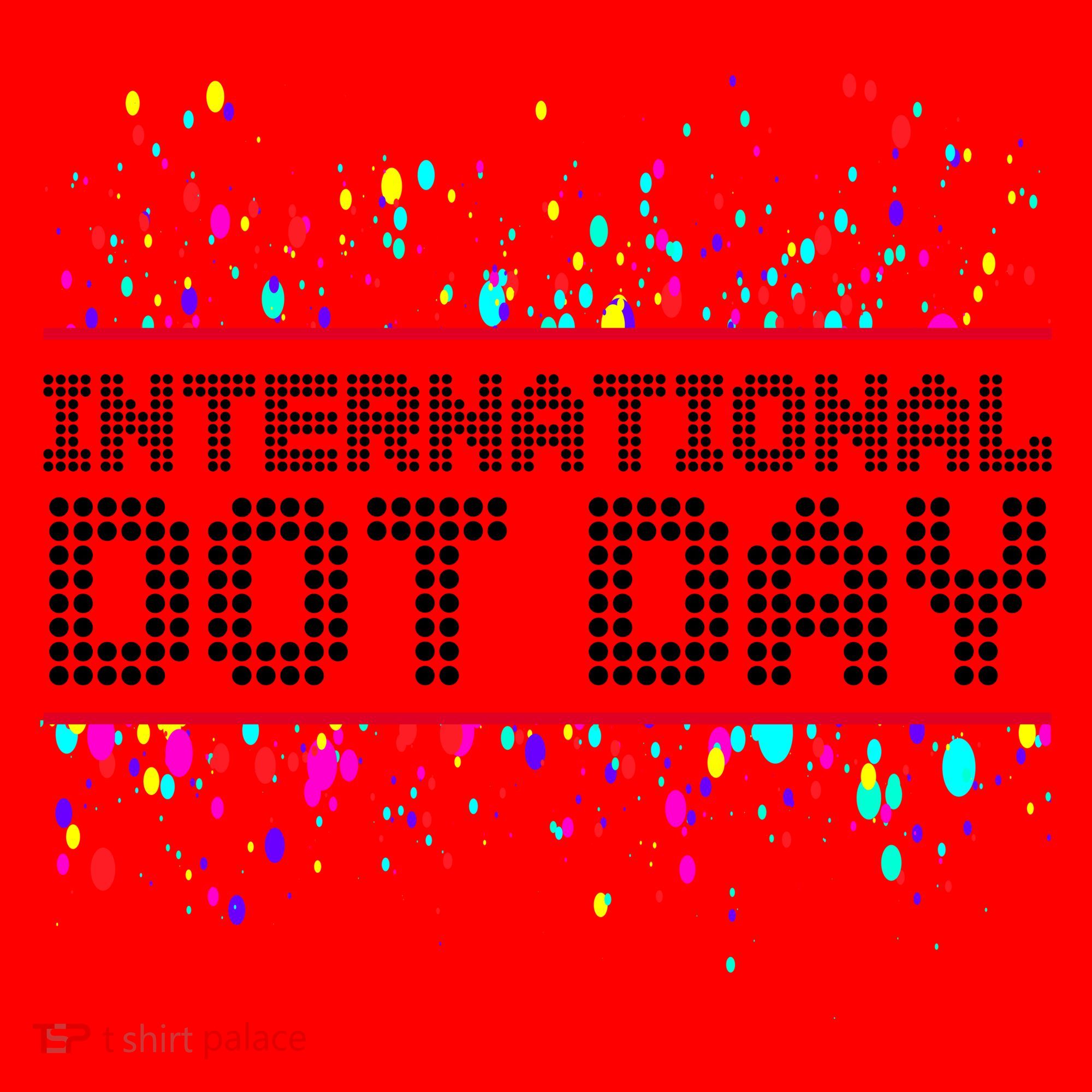 International Dot Day Dotted Logo Santa Hat