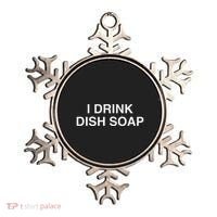 I Drink Dish Soap Funny Gen Z Brainrot Unhinged Novelty Meme Ornament thumb 0