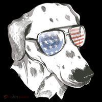 Independence Day Dalmatian Dog Backpack thumb 2