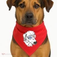 Independence Day Dalmatian Dog USA-Made Doggie Bandana thumb 1