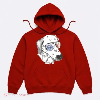 Independence Day Dalmatian Dog Hoodie