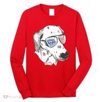 Independence Day Dalmatian Dog Long Sleeve Shirt thumb 0