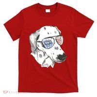 Independence Day Dalmatian Dog T-Shirt thumb 0