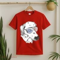 Independence Day Dalmatian Dog T-Shirt thumb 2