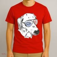 Independence Day Dalmatian Dog T-Shirt thumb 3