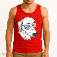 Independence Day Dalmatian Dog Tank Top thumb 3