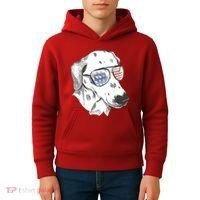 Independence Day Dalmatian Dog Kids Hoodie thumb 4