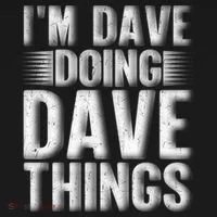 I'm Dave Doing Dave Things Funny First Name Dave Gift Idea Kids Hoodie thumb 5