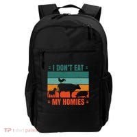 I Don't Eat My Homies Vegan Backpack thumb 0