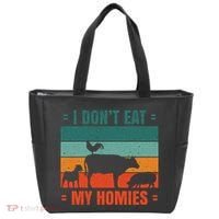 I Don't Eat My Homies Vegan Tote Bag thumb 0