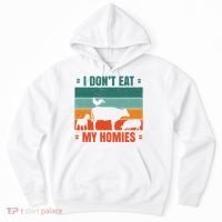 I Don't Eat My Homies Vegan Hoodie thumb 0