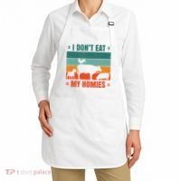 I Don't Eat My Homies Vegan Apron thumb 2