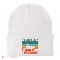 I Don't Eat My Homies Vegan Beanie thumb 0