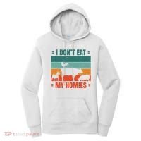I Don't Eat My Homies Vegan Women's Hoodie thumb 0