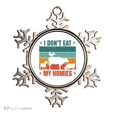 I Don't Eat My Homies Vegan Ornament