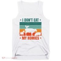 I Don't Eat My Homies Vegan Tank Top thumb 0
