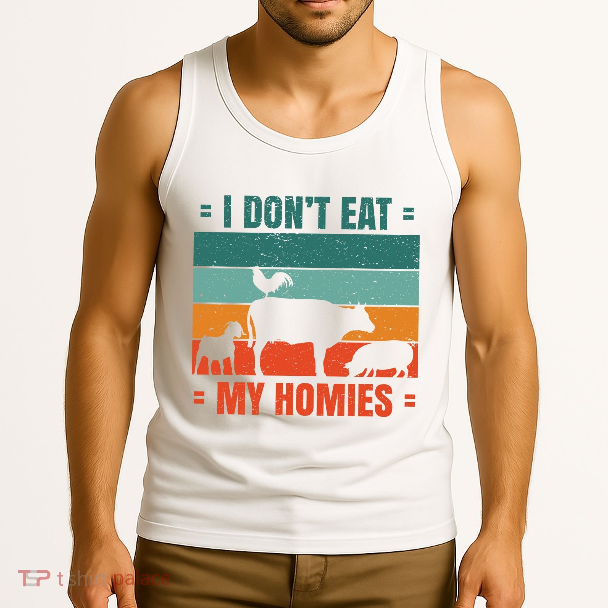 I Don't Eat My Homies Vegan Tank Top