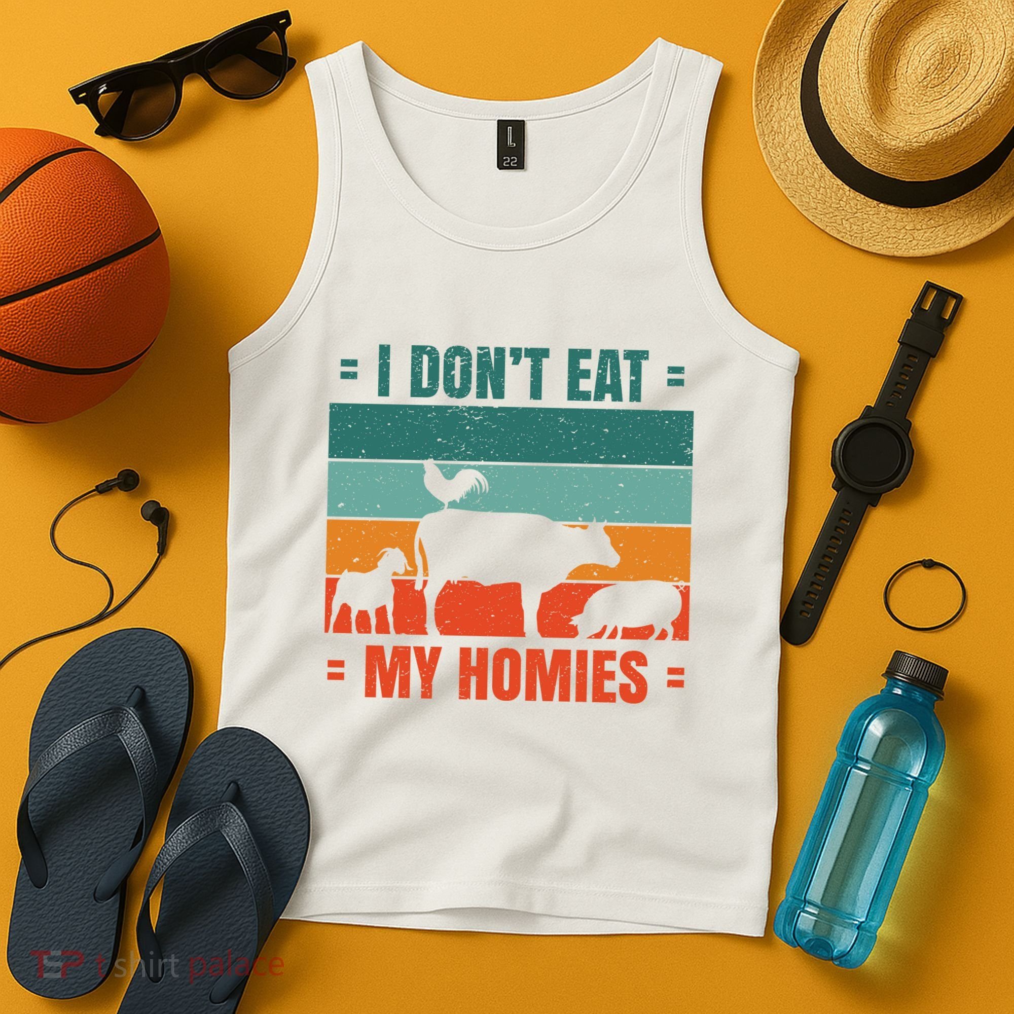 I Don't Eat My Homies Vegan Tank Top