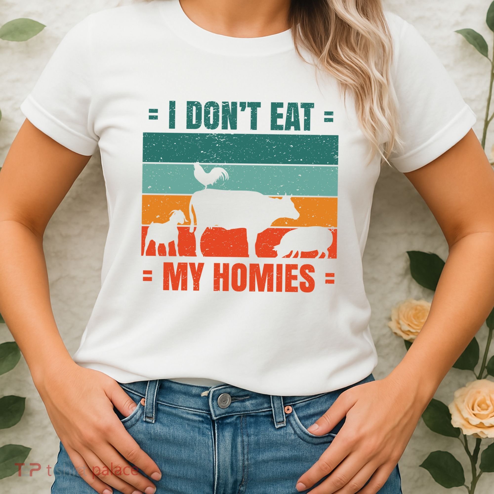 I Don't Eat My Homies Vegan Women's T-Shirt