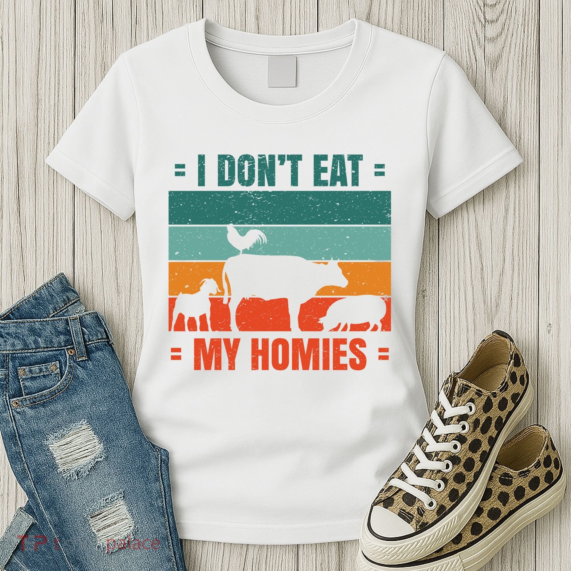 I Don't Eat My Homies Vegan Women's T-Shirt
