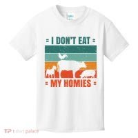 I Don't Eat My Homies Vegan Kids T-Shirt thumb 0