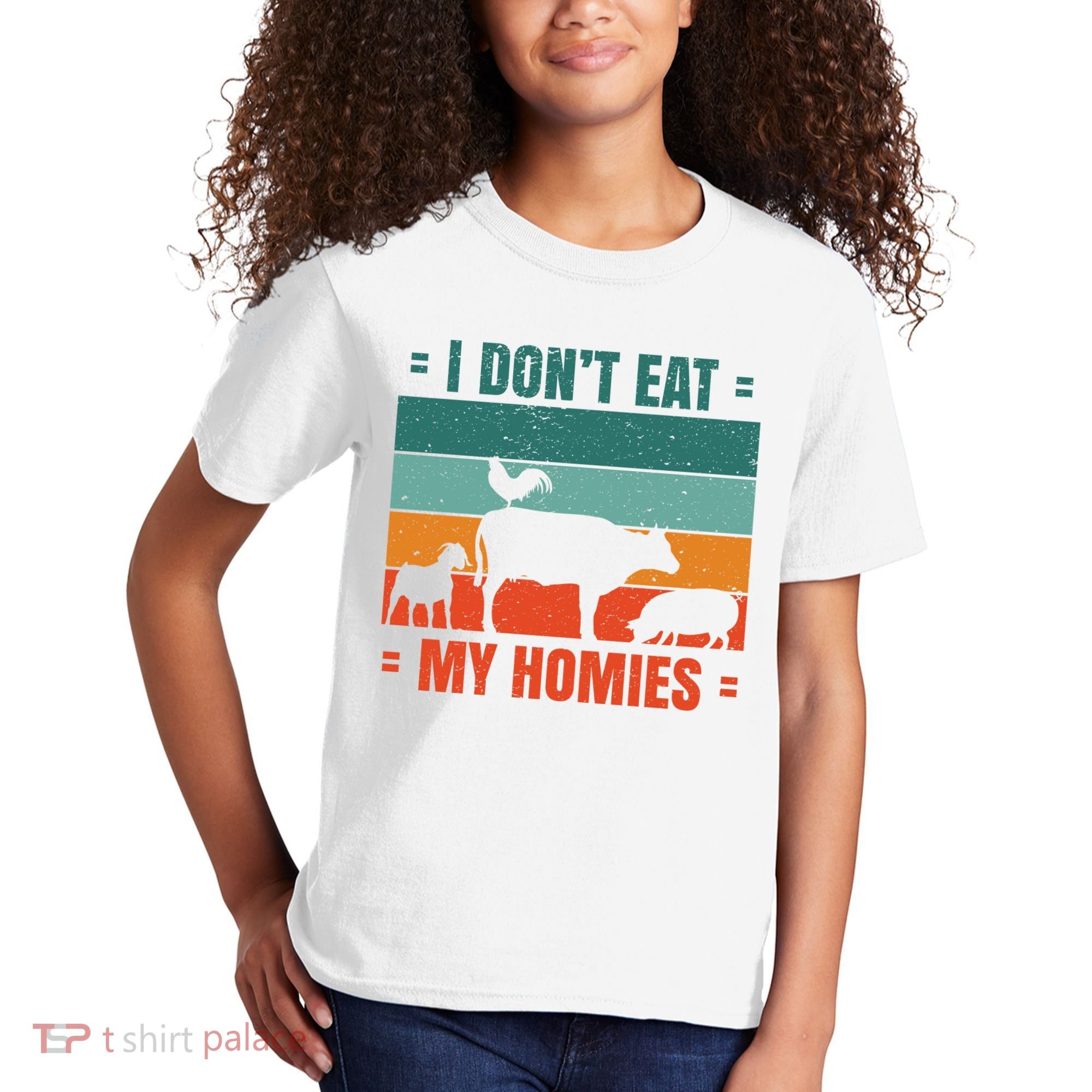 I Don't Eat My Homies Vegan Kids T-Shirt