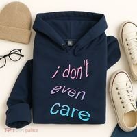 I Don't Even Care Hoodie thumb 4