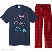 I Don't Even Care Pajama Set thumb 0