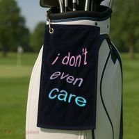 I Don't Even Care Golf Towel thumb 2