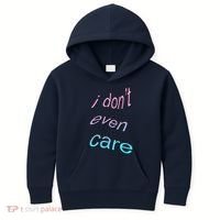 I Don't Even Care Kids Hoodie thumb 0
