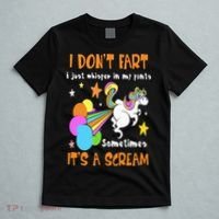 I Don't Fart I Just Whisper In My Pants Funny Unicorn T-Shirt thumb 5