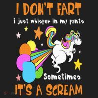 I Don't Fart I Just Whisper In My Pants Funny Unicorn Beanie thumb 2