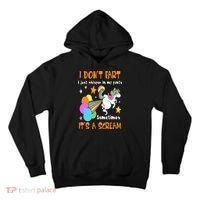 I Don't Fart I Just Whisper In My Pants Funny Unicorn Tall Hoodie thumb 0