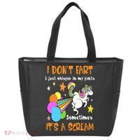 I Don't Fart I Just Whisper In My Pants Funny Unicorn Tote Bag thumb 0