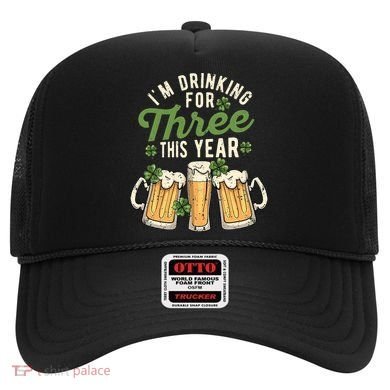I'm Drinking For Three This Year St Patricks Day Pregnancy Hat