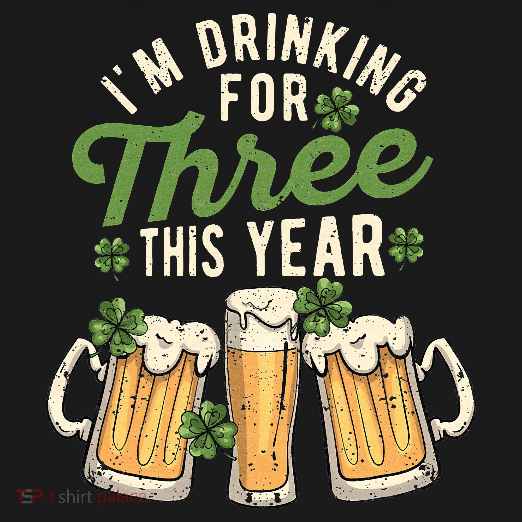 I'm Drinking For Three This Year St Patricks Day Pregnancy Tote Bag