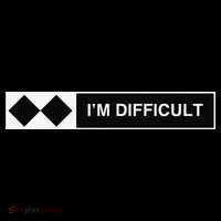 I'm Difficult Funny Double Black Diamonds Ski Snowboard Coaster thumb 2