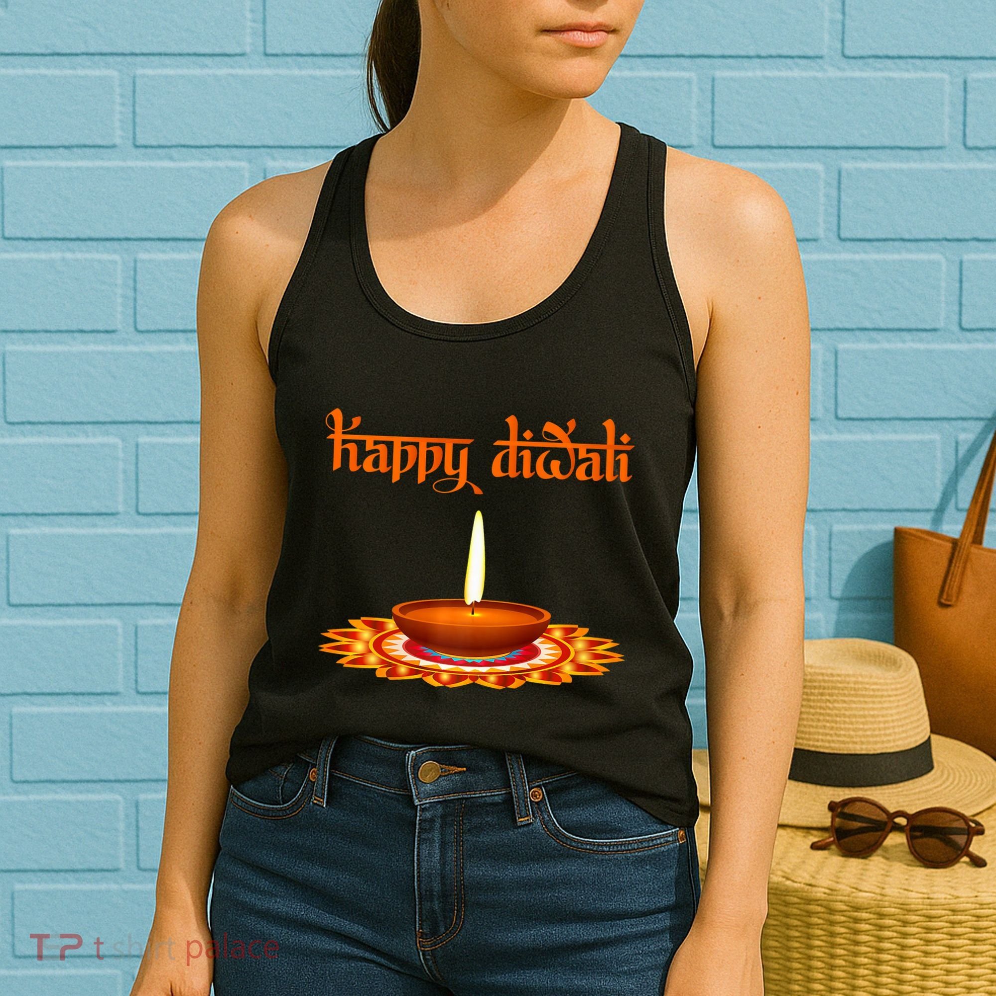 Indian Diwali Festival Happy Diwali Indian Festival Of Light Women's Tank Top