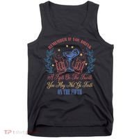 If Drink Fifth On The Fourth May Not Go Forth On The Fifth Tank Top thumb 0