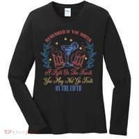 If Drink Fifth On The Fourth May Not Go Forth On The Fifth Women's Long Sleeve Shirt thumb 0
