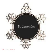 It Depends Funny Lawyer Gift Funny Lawyer Ornament thumb 0