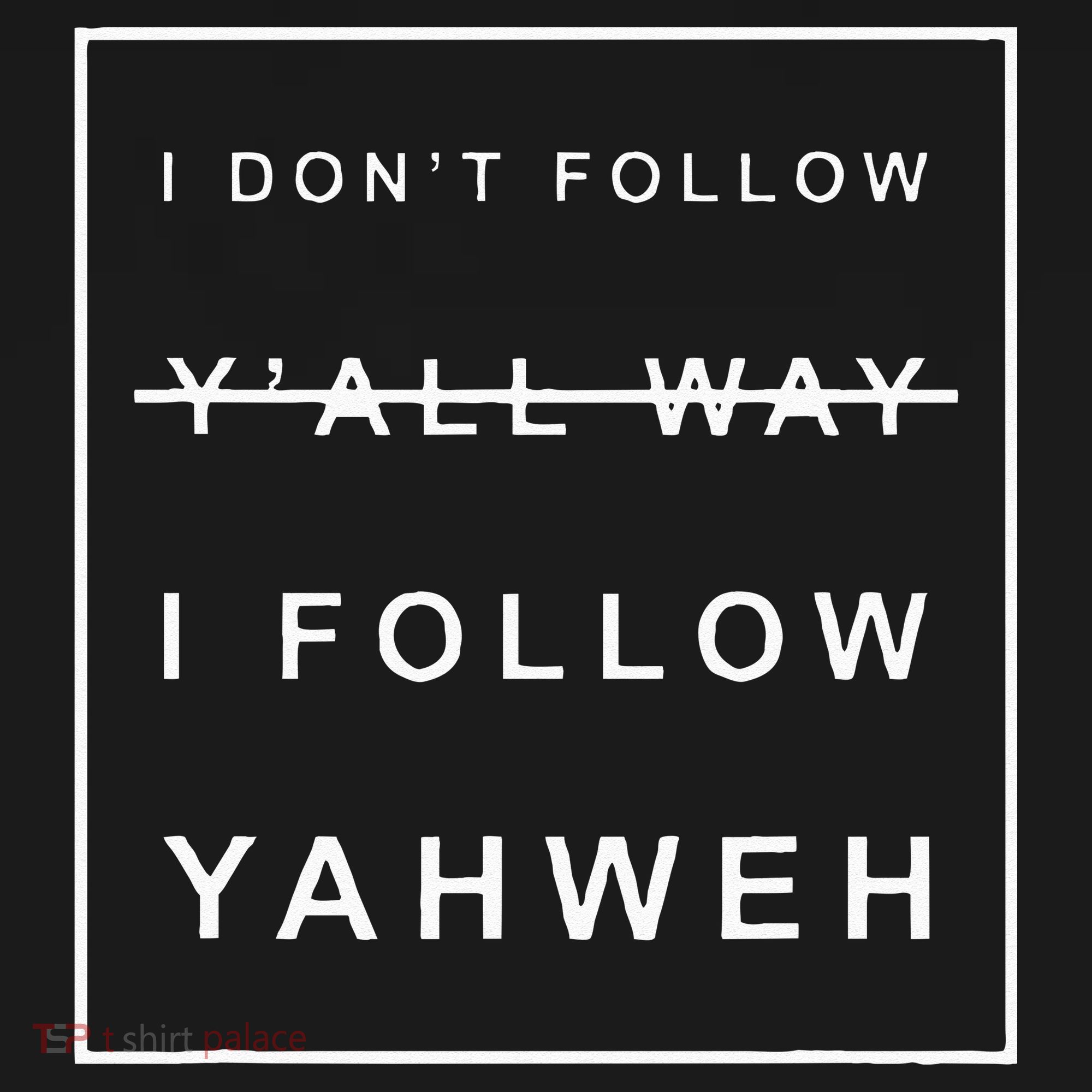 I Dont Follow Yall Way I Follow Yahweh Christian Believer Women's Hoodie