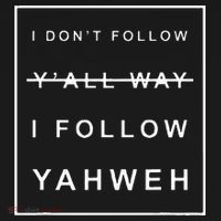 I Dont Follow Yall Way I Follow Yahweh Christian Believer Kids Sweatshirt thumb 2