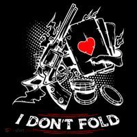 I Dont Fold Cool Texas Hold Em Poker Gambler Coffee Mug thumb 5
