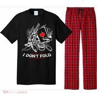 I Dont Fold Cool Texas Hold Em Poker Gambler Pajama Set thumb 0